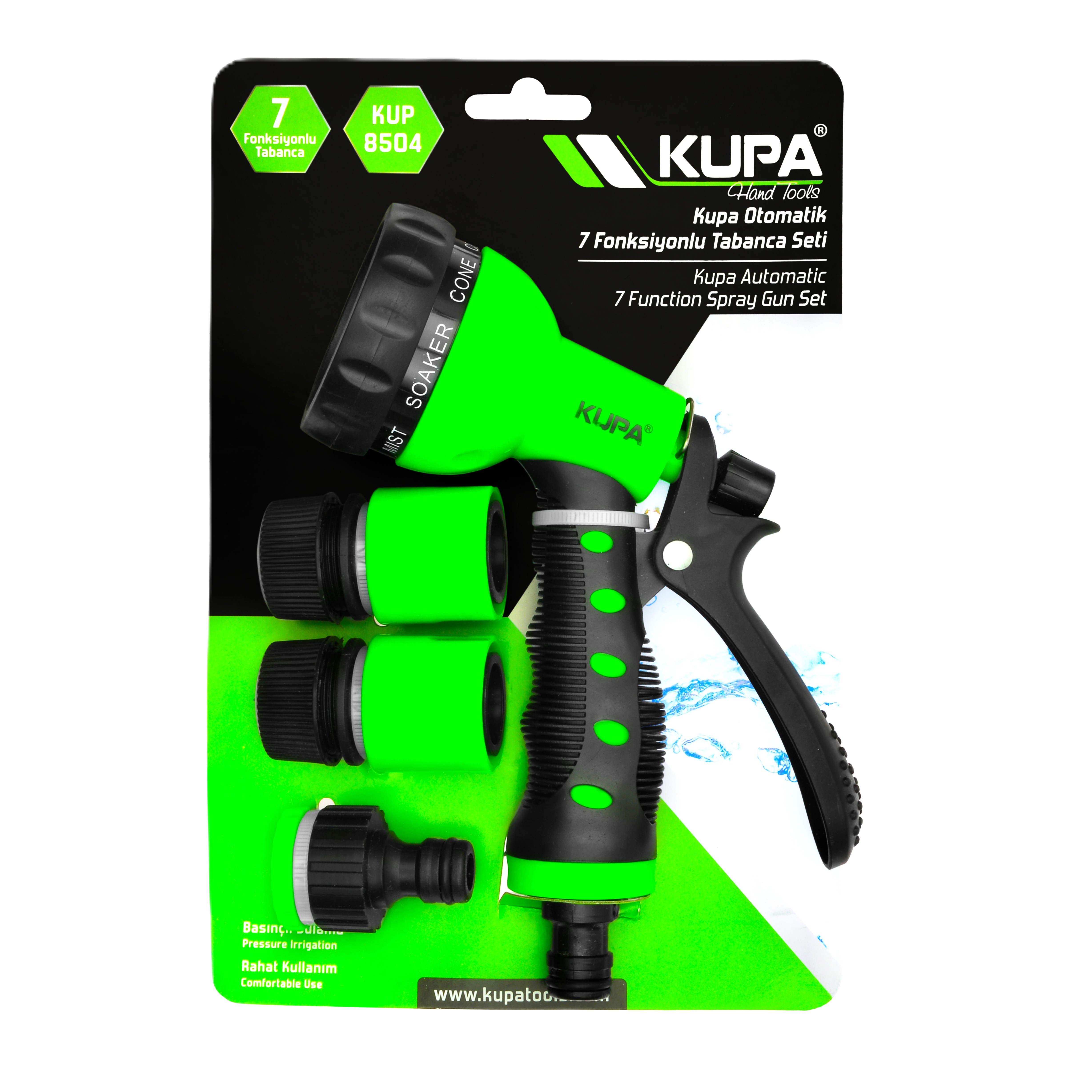 KUPA OTOM. TABANCA 7 FONKS. 4'LÜ SET 1/2" (12)